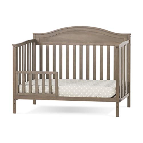 Child Craft Sidney 4-in-1 Convertible Crib, Baby Crib Converts to Day Bed, Toddler Bed and Full Size Bed, 3 Adjustable Mattress Positions, Non-Toxic, Baby Safe Finish (Dusty Heather)
