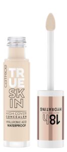 catrice | true skin high cover concealer (002 | neutral ivory) | waterproof & lightweight for soft matte look | with hyaluronic acid & lasts up to 18 hours | vegan, cruelty free