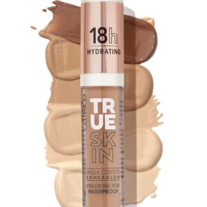 Catrice | True Skin High Cover Concealer (002 | Neutral Ivory) | Waterproof & Lightweight for Soft Matte Look | With Hyaluronic Acid & Lasts Up to 18 Hours | Vegan, Cruelty Free