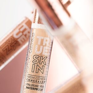 Catrice | True Skin High Cover Concealer (002 | Neutral Ivory) | Waterproof & Lightweight for Soft Matte Look | With Hyaluronic Acid & Lasts Up to 18 Hours | Vegan, Cruelty Free