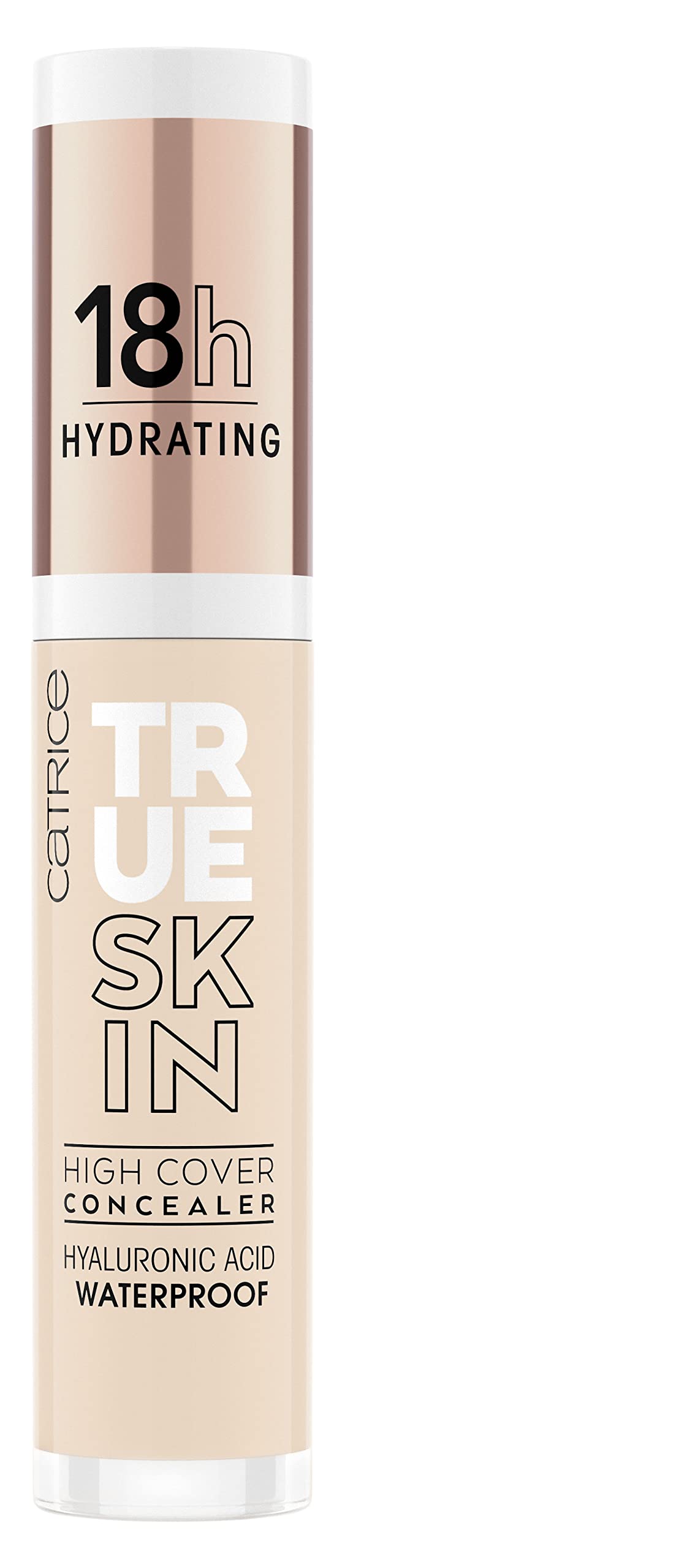 Catrice | True Skin High Cover Concealer (002 | Neutral Ivory) | Waterproof & Lightweight for Soft Matte Look | With Hyaluronic Acid & Lasts Up to 18 Hours | Vegan, Cruelty Free