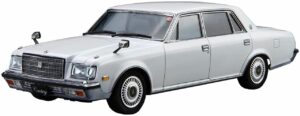 aoshima bunka kyozai 1/24 the model car series no. 18 toyota vg45 century l type 1990 plastic model