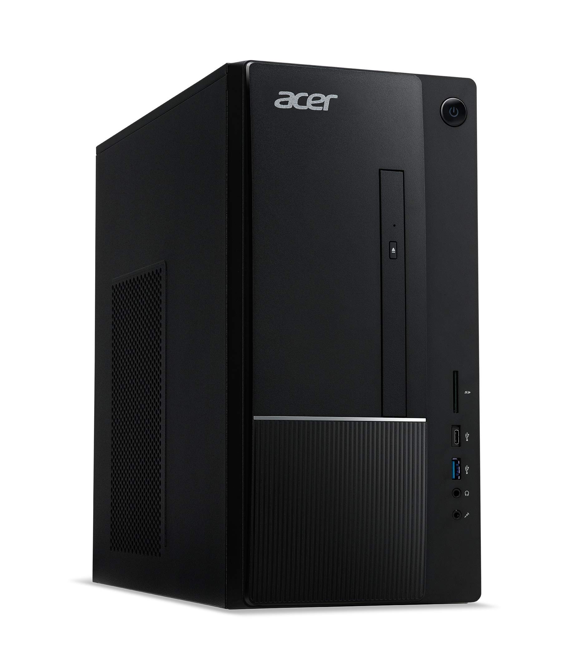 Acer Aspire TC-866-UR11 Desktop, 9th Gen Intel Core i5-9400 6-Core Processor, 8GB 2666MHz DDR4, 512GB SSD, 8X DVD, 802.11ac WiFi 5, USB 3.1 Type C, Windows 10 Home