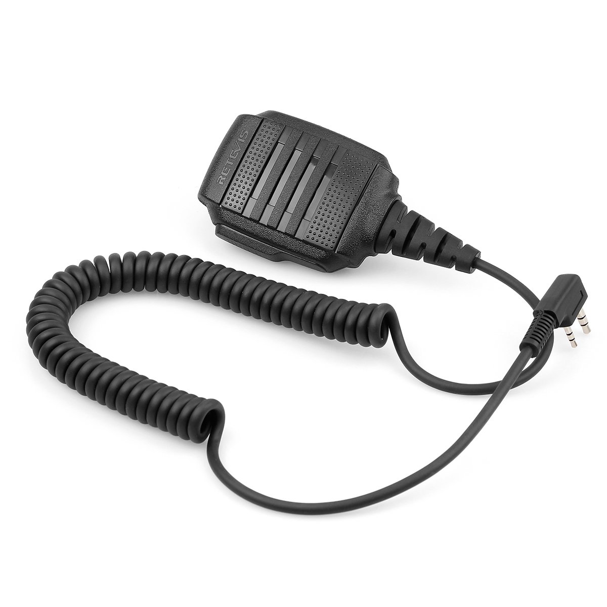 Retevis Walkie Talkie Speaker Mic,IP54 Waterproof 2 Pin Shoulder Speaker Mic Compatible with RT22 RT68 RT27 H777 RB26 RB29 Baofeng UV-5R BF-F8HP UV-5G Plus 5RM Pxton Arcshell Two Way Radio(1 Pack)