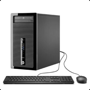 hp prodesk 400 g1 tower computer pc, intel quad core i5-4570 up to 3.6ghz, 16g ddr3, 256g ssd, dvd, windows 10 pro 64 bit-multi-language supports english/spanish/french (renewed)