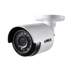 Lorex LBV2531 Indoor/Outdoor 1080p HD Analog Security Bullet Camera, 3.6mm, F1.6 Fixed, 130ft IR Night Vision, IP66, White (Renewed)