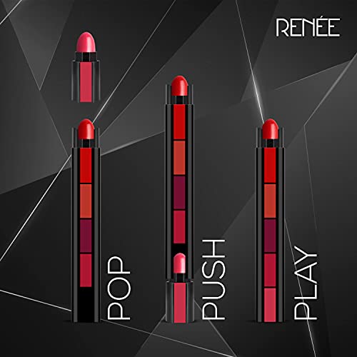 RENEE Fab 5 5-In-1 Lipstick, 7.5gm