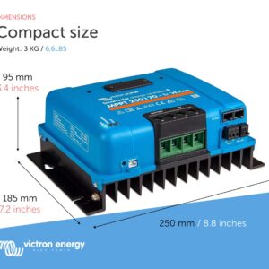 Victron Energy SmartSolar MPPT Tr VE. Can 250V 70 amp 12/24/36/48-Volt Solar Charge Controller (Bluetooth)