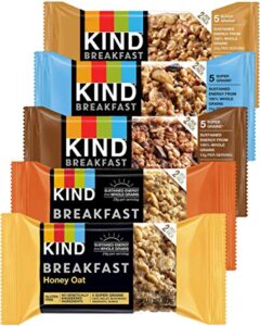 kind breakfast bars variety 5 flavors in sanisco packaging (12 pack (24 bars))