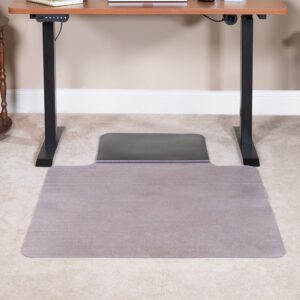 bizchair ergonomic sit or stand chair mat with hinged cushioned mat - anti-fatigue mat