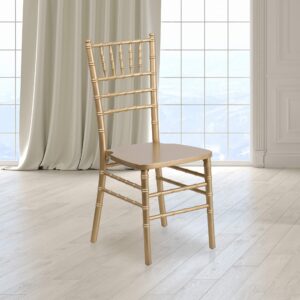 bizchair gold wood chiavari chair