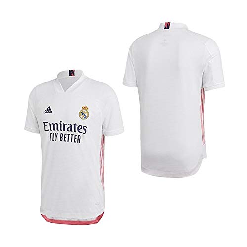 Real Madrid Home Men's Authentic Soccer Jersey- 2020/21 (XX-Large) White