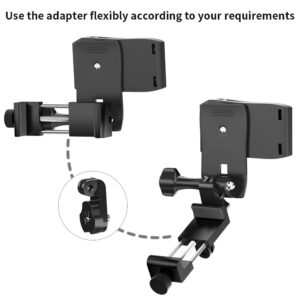 Anti-Slide Backpack Strap Clip Mount for Phone 360 Degree Rotary Backpack Clamp Mount for Video Recording