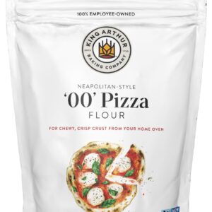 King Arthur 00 Pizza Flour, Non-GMO Project Verified, 100% American Grown Wheat, 3lb