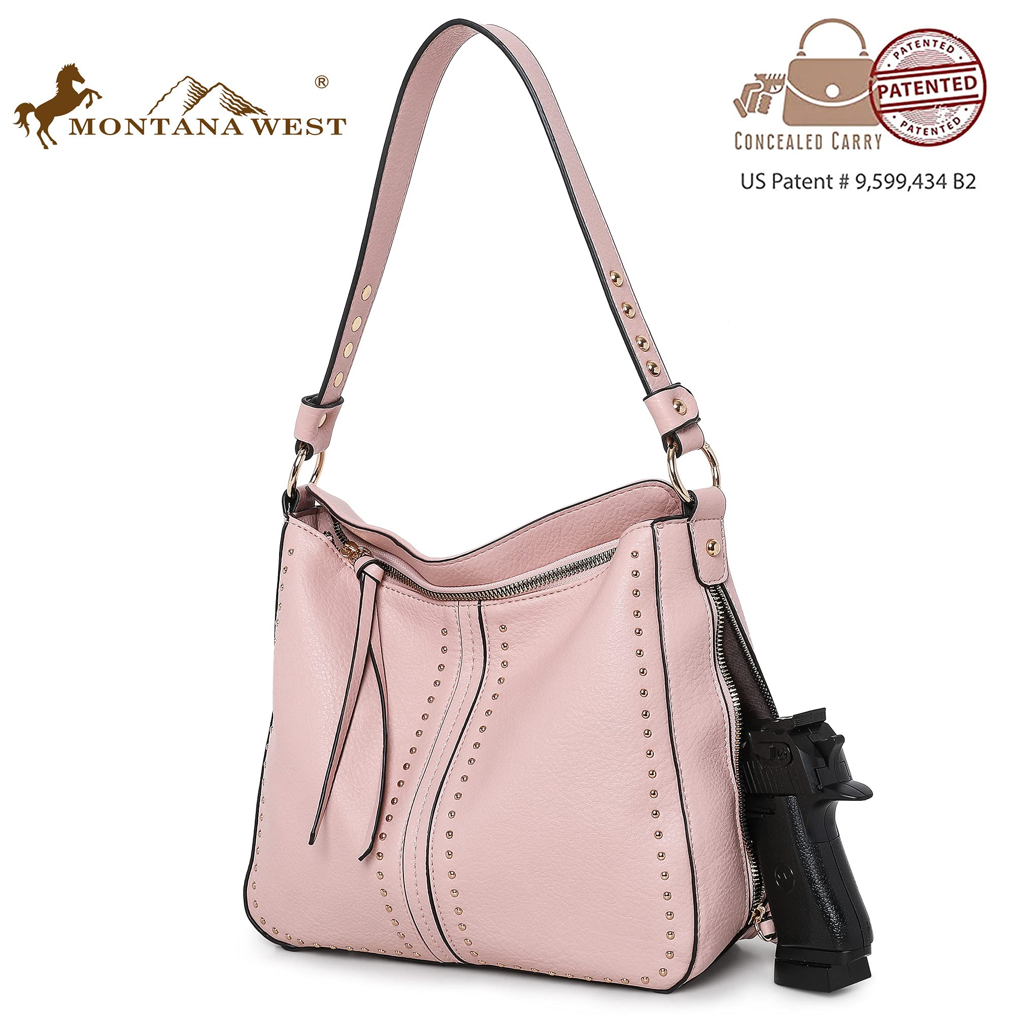 Montana West Purses For Women Handbags Large Crossbody Bag Leather Tote Shoulder Bucket Bags Pink