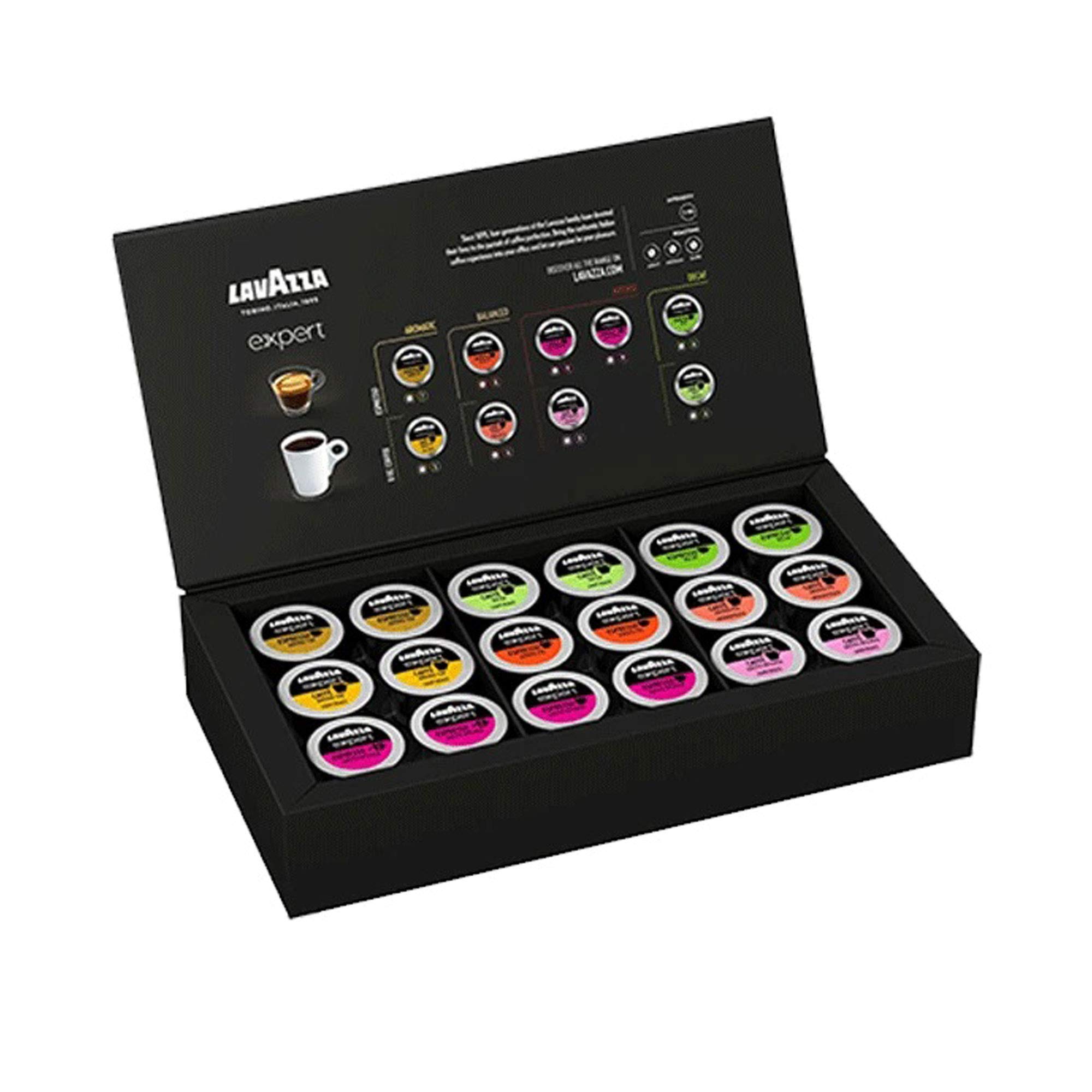 Lavazza Expert Coffee Bundle Classy Plus All-In-One Machine LB 400 + 1 Welcome Kit Pack of 36 Mixed Capsules + 1 Extra Vessel