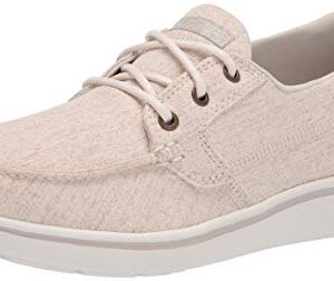 Skechers womens Arch Fit Uplift - Equator Boat Shoe, Taupe, 8 US