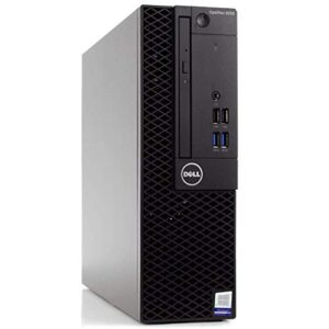 Dell OptiPlex 3050 PC Desktop Computer, Intel i5-6500 3.2GHz, 8GB RAM, 1TB HDD, Windows 10 Pro, 23.6 FHD LED Monitor, New 16GB Flash Drive, Wireless Keyboard & Mouse, DVD, WiFi (Renewed)