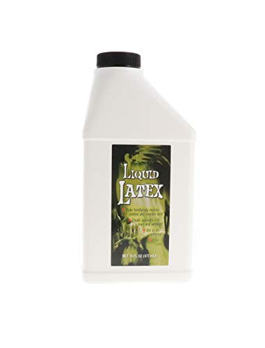 Fake Blood and Liquid Latex 16 Oz - Combo Kit - for Adults and Kids, Vampire Blood, Ideal for Artwork, Theater and Cosplays, 2 Full Pints