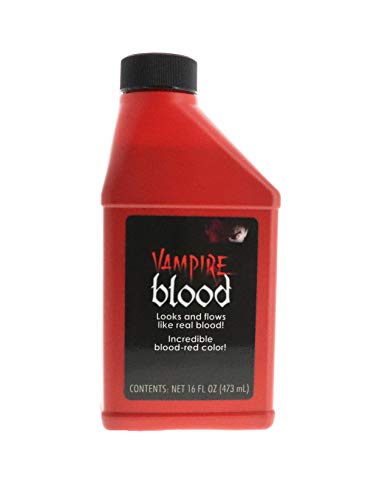 Fake Blood and Liquid Latex 16 Oz - Combo Kit - for Adults and Kids, Vampire Blood, Ideal for Artwork, Theater and Cosplays, 2 Full Pints