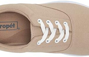 Propét Women's Flicker Sneakers, Tan, 8 Medium US