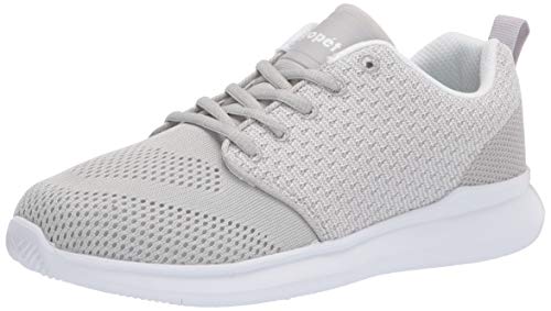 Propet Women's TravelBound Tracer Sneakers, Lt Grey, 8 Medium US