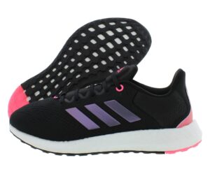 adidas pureboost 21 womens shoes size 7.5, color: black/white/pink