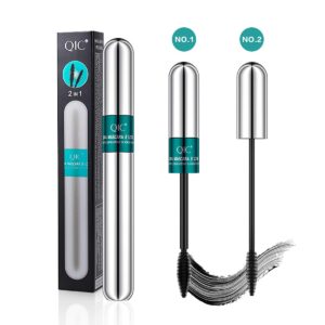 4D Silk Fiber Lash Mascara, 2 in 1 Thrive Mascara For Natural Lengthening And Thickening Effect(Pack of Dark Cyan)