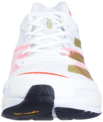 adidas Adizero Adios 6 Running Shoe - Women's FTW White/Gold Metallic/Solar Red, 6.5