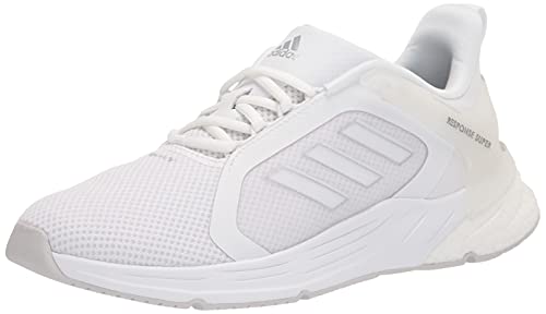 adidas Women's Response Super 2.0 Running Shoe, White/Matte Silver/Dash Grey, 8