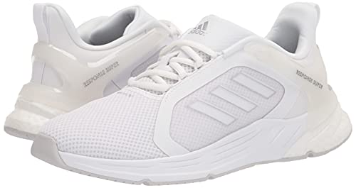 adidas Women's Response Super 2.0 Running Shoe, White/Matte Silver/Dash Grey, 8