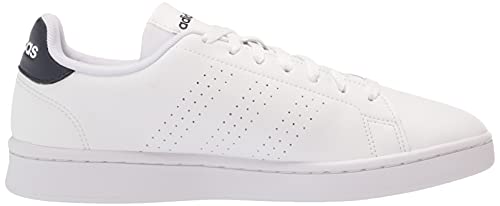 adidas mens Advantage Racquetball Shoe, White/Cloud White/Ink, 11 US