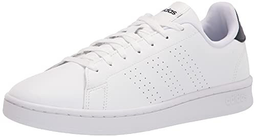 adidas mens Advantage Racquetball Shoe, White/Cloud White/Ink, 11 US