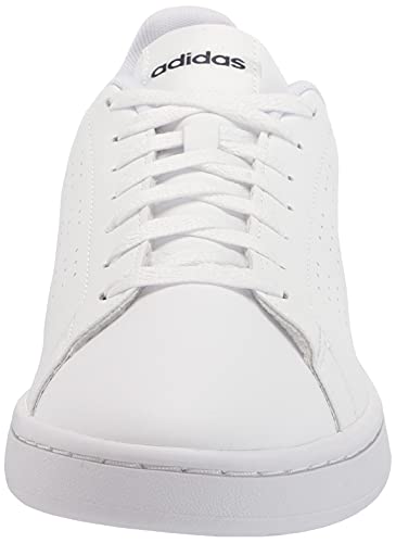 adidas mens Advantage Racquetball Shoe, White/Cloud White/Ink, 11 US