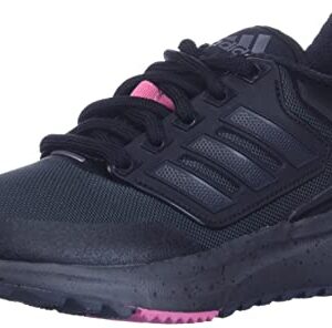 adidas Women's EQ21 Run Cold.RDY Shoe, Carbon/Rose Tone/Black, 7