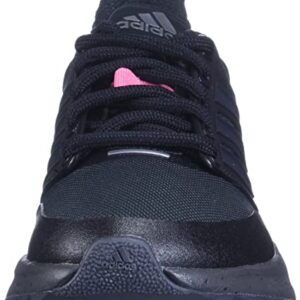 adidas Women's EQ21 Run Cold.RDY Shoe, Carbon/Rose Tone/Black, 7