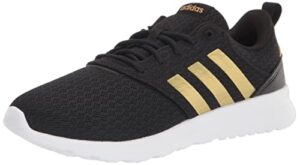 adidas qt racer 2.0 shoes women's, black, size 8