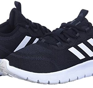 adidas Women's Vario Sport Running Shoe, Black/White/Grey, 7.5