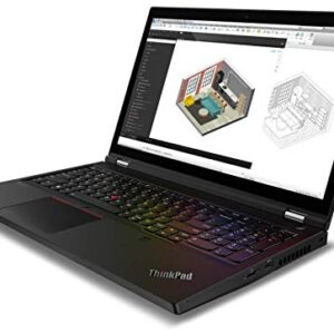 Lenovo 2020 ThinkPad P15 Gen 1 - High-End Workstation Laptop: Intel 10th Gen i7-10750H Hexa-Core, 32GB RAM, 2TB NVMe SSD, 15.6" FHD IPS HDR Display, Quadro T2000, Win 10 Pro, Black