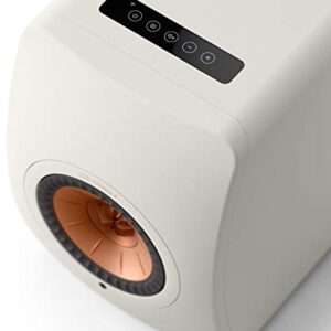 KEF LS50 Wireless II Powered Bookshelf Speakers - Pair (Mineral White)