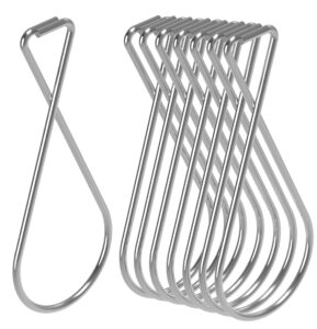 naceture ceiling hook clips- 100 pack drop ceiling hanger hooks hanging on suspended ceiling tile, grid clips heavy duty for light plant office home stores classroom and wedding decorations