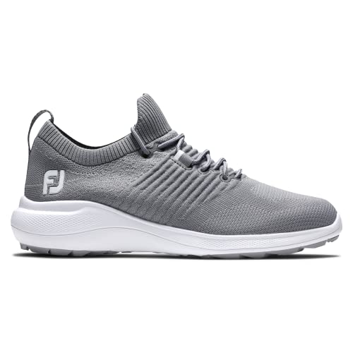 FootJoy Women's Fj Flex Xp Previous Season Style Golf Shoe, Light Grey, 10