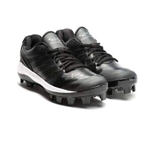 Boombah Women's Dart 3002 Low Molded Black/Charcoal - Size 9