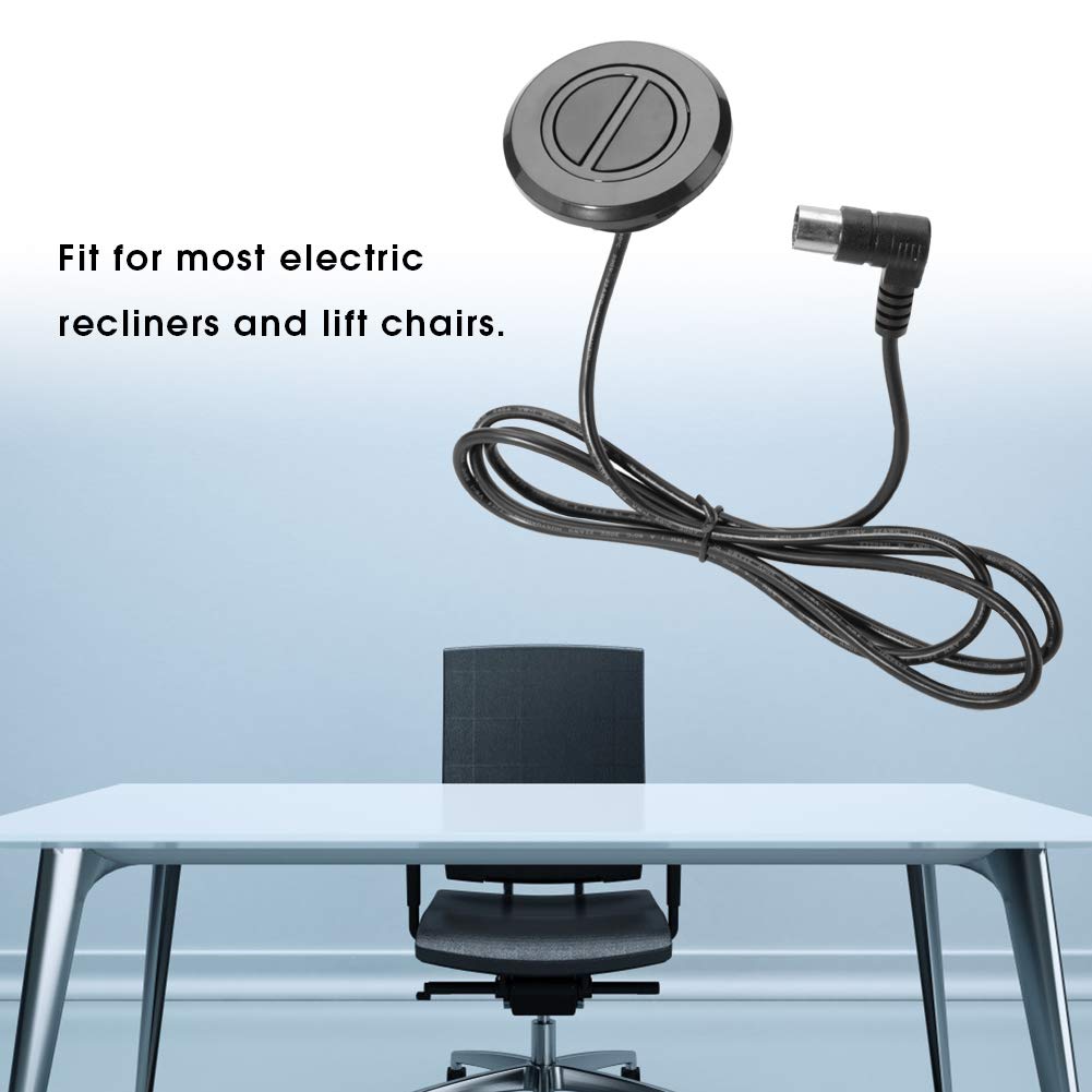 Recliner Hand Control, Power Recliner Lift Chair Hand Control 4-Core Wire Round 2 Button Dual USB Charging for Electric Recliners