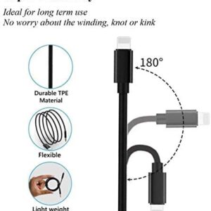 Aux Cord for iPhone, Apple MFi Certified Lightning to 3.5mm Aux Cable for Car Compatible for iPhone 14 13 12 11 Pro Max XS XR X 8 7 6 iPad iPod to Car Home Stereo Speaker Headphone, 3.3FT Black