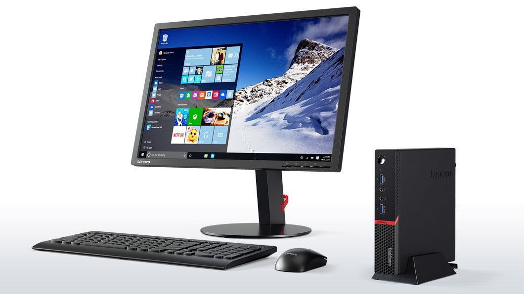 Lenovo Thinkcentre M700, Tiny, Intel I3-6100 (3.70GHz, 3Mb), Windows 10 Pro 64, 8.0GB (Renewed)