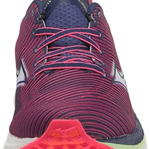 Mizuno Women's Wave Rebellion Running Shoe, Diva Pink-Indigo White, 8