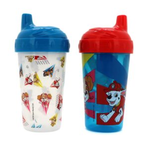 Cudlie Baby Boy 2 Pack 10 Oz Hard Spout Sippy Cup for Toddler, Paw Patrol