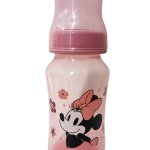 Cudlie Disney Baby Girl 11 oz Pack of 2 Baby Bottles, Minnie Mouse