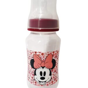 Cudlie Disney Baby Girl 11 oz Pack of 2 Baby Bottles, Minnie Mouse